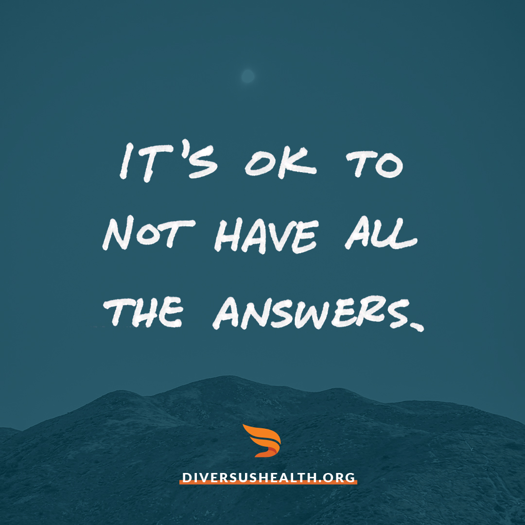 Diversus_Health's tweet image. It&apos;s okay to not have all the answers—what matters is knowing you don’t have to figure it out alone. Seeking support is a strength, not a weakness. Prioritize your mental health by reaching out. 💬🧠 #MentalHealthMatters #ItsOkToAskForHelp #YouAreNotAlone #SeekSupport