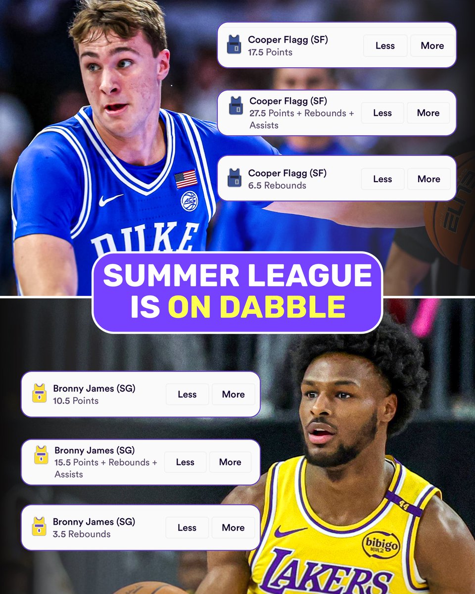 Just in time for Bronny vs Cooper Flagg 👀🔥