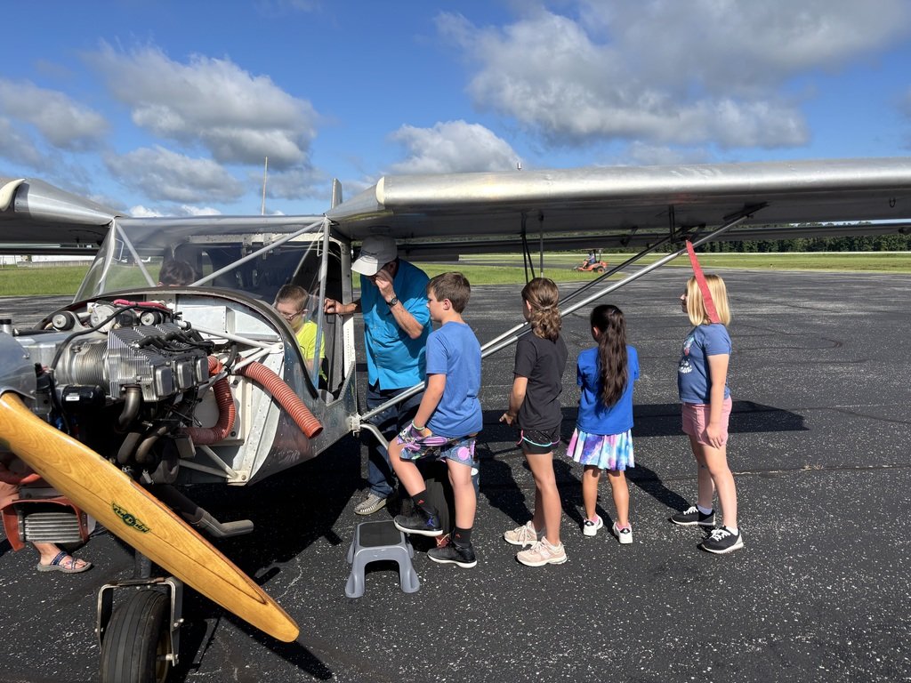 Summer Enrichment students visited the Baxter County Airport yesterday! What a wonderful learning experience. Thanks to those who volunteered their time to share with our kids!