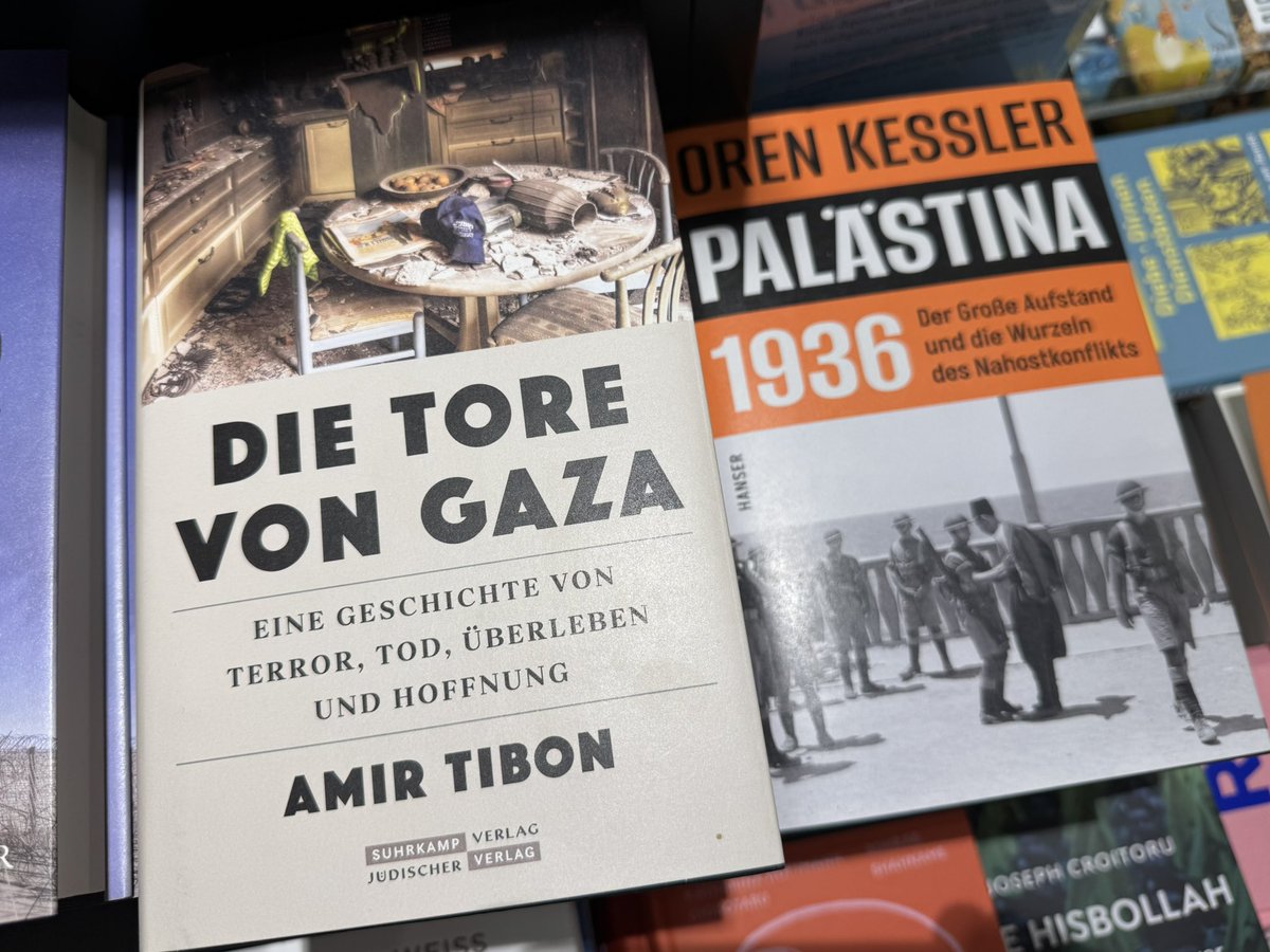 SwissAmbIL's tweet image. In my favorite bookstore in my hometown Berne, Switzerland, I found the German editions of the important and fascinating books by two authors I particularly value: Amir Tibon @amirtibon @suhrkamp and Oren Kessler @OrenKessler. Two must-reads!