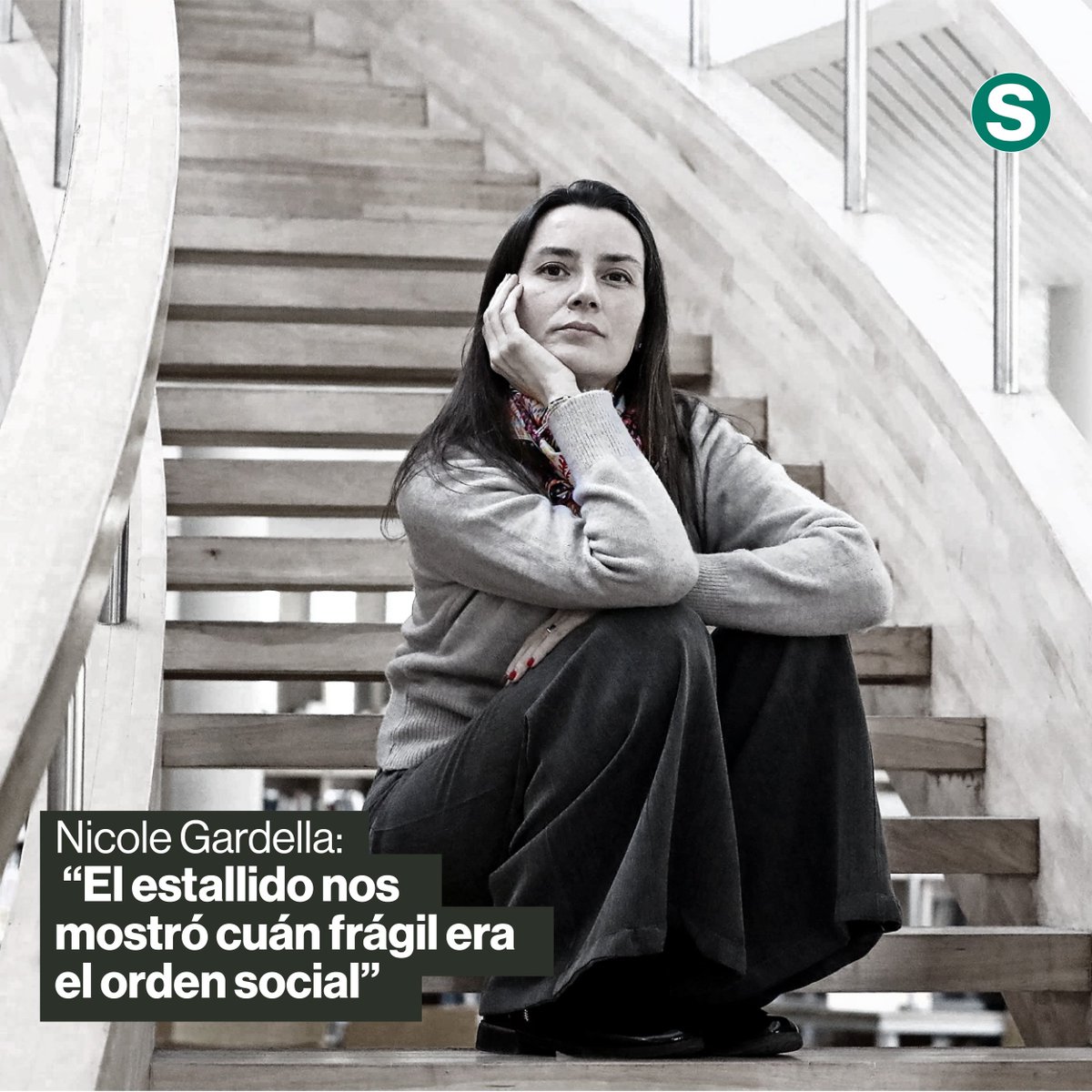 Nicole Gardella historiadora y académica UAI, una de las encargadas de la edición del libro «Violencia en Chile: La fragilidad del orden social», señala que “cuando dices que todo es violento, cualquier diagnóstico es mucho más difícil de hacer” lasegunda.com