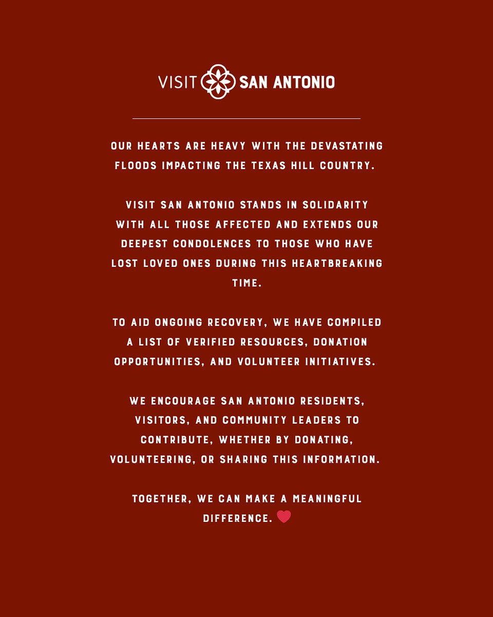 theSARiverWalk's tweet image. Click the link to learn more, donate, and volunteer ❤️
bit.ly/44TDLTZ