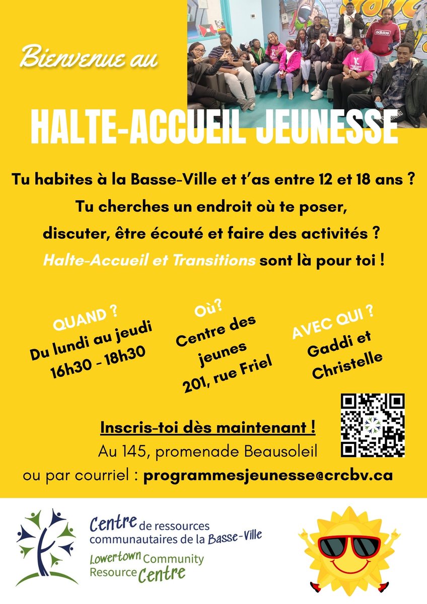 CRCBV - LCRC / Basse-Ville - Lowertown (@crcbv) on Twitter photo Sign-up anytime for our Youth Programs anytime / Inscrivez-vous à nos programmes pour la jeunesse à tout moment !
<a href="/PlanteSteph613/">Stéphanie Plante 🇨🇦🇨🇭</a> <a href="/OCH_LCO/">OCH_LCO</a> <a href="/bgcottawa/">BGC Ottawa</a> <a href="/SandyHillCHC/">Sandy Hill CHC</a> <a href="/MyLowertown/">Lowertown / Basse-Ville Ottawa</a> Sign-up anytime for our Youth Programs anytime / Inscrivez-vous à nos programmes pour la jeunesse à tout moment !
<a href="/PlanteSteph613/">Stéphanie Plante 🇨🇦🇨🇭</a> <a href="/OCH_LCO/">OCH_LCO</a> <a href="/bgcottawa/">BGC Ottawa</a> <a href="/SandyHillCHC/">Sandy Hill CHC</a> <a href="/MyLowertown/">Lowertown / Basse-Ville Ottawa</a>