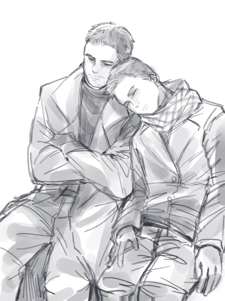 AOZORA_2010's tweet image. A painful 3h sketch imagining winter🫠
#Nivanfield