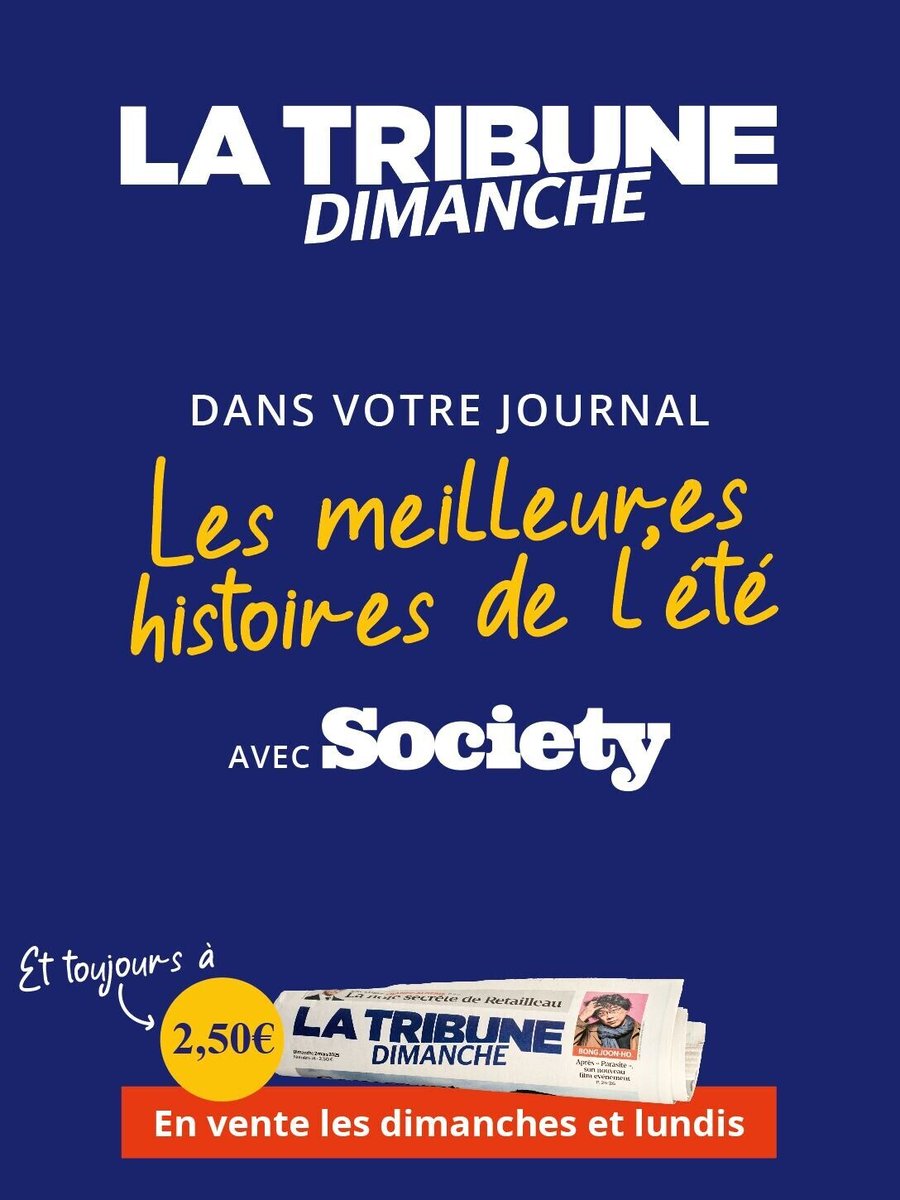 🗞️ 🗓️ 𝐉-𝟑 ! 𝐂’𝐞𝐬𝐭 𝐮𝐧𝐞 𝐢𝐧𝐢𝐭𝐢𝐚𝐭𝐢𝐯𝐞 𝐢𝐧𝐞́𝐝𝐢𝐭𝐞 𝐪𝐮𝐢 𝐯𝐨𝐮𝐬 𝐚𝐭𝐭𝐞𝐧𝐝, 𝐝𝐢𝐦𝐚𝐧𝐜𝐡𝐞 ! 

En supplément de votre journal habituel, vous pourrez en effet découvrir quatre pages signées par la rédaction du magazine <a href="/SocietyOfficiel/">Society et Society+</a>. 

À vos kiosques !