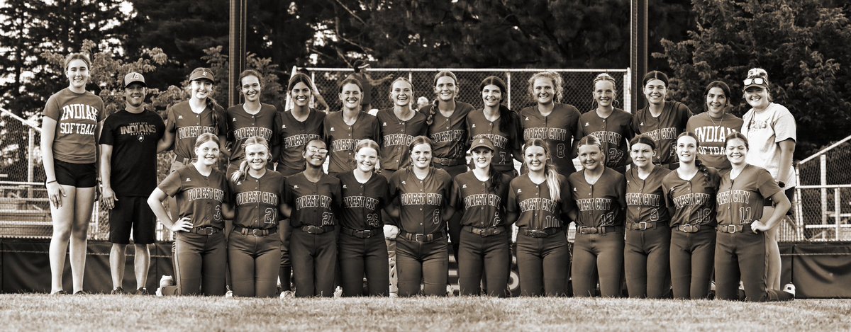 Congratulations to this talented team on their 2nd place finish in the Top of Iowa (West) Conference. The highest conference finish for Forest City Softball since joining the TIC!