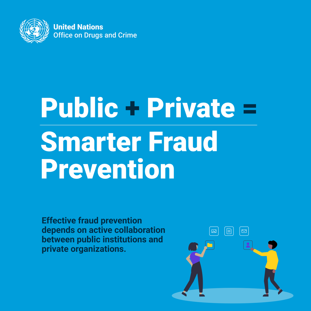 UNODC_UNTOC's tweet image. Effective prevention of #OrganizedFraud depends on active collaboration between public institutions and private organizations.
🤝 Sharing relevant data & intelligence helps to detect threats early and to respond with coordinated action.
#PublicPrivatePartnership