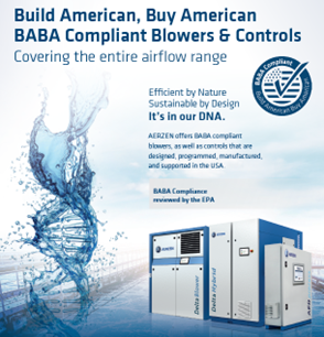 Aerzen #BABA compliant blowers and controls are engineered for energy efficiency and designed with sustainability in mind.  Learn more: aerzen.com/BABA_Blowers
#Sustainability #DomesticManufacturing #Innovation