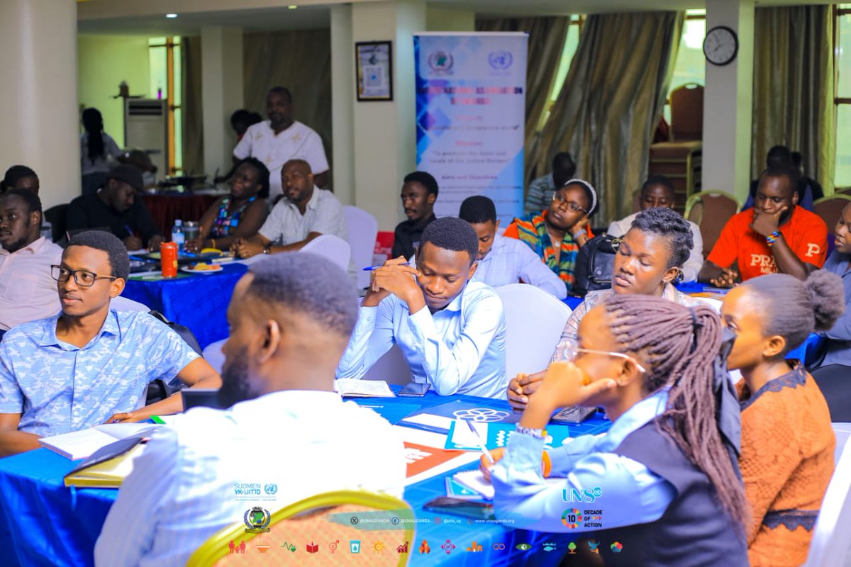 Asa (아사) (@asalugada) on Twitter photo At the #YouthInAction on #SDGs Workshop: <a href="/GovUganda/">Government of Uganda</a> is making strides on #SDGs (No Poverty, Quality Education, Partnerships) aligned with National Development Plan IV priorities. As Youth, you're not just beneficiaries but key drivers of sustainable development - <a href="/ashrafkakaire1/">Chief Ashraf Kakaire.</a> At the #YouthInAction on #SDGs Workshop: <a href="/GovUganda/">Government of Uganda</a> is making strides on #SDGs (No Poverty, Quality Education, Partnerships) aligned with National Development Plan IV priorities. As Youth, you're not just beneficiaries but key drivers of sustainable development - <a href="/ashrafkakaire1/">Chief Ashraf Kakaire.</a>