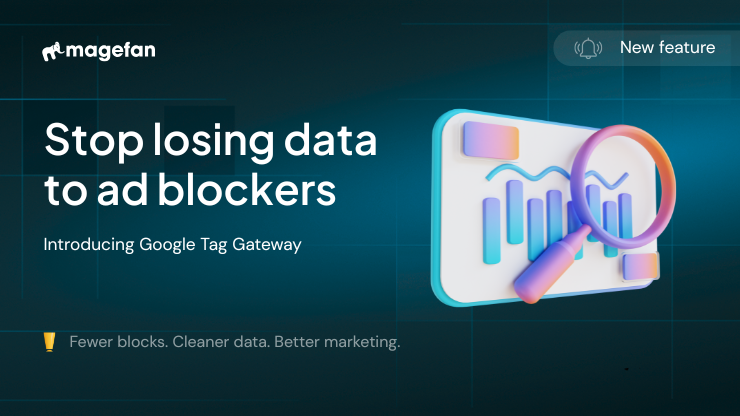 magento2fan's tweet photo. 📉 Ad blockers vs. your GTM tags?

We just gave your Magento store a leverage:

🛡️ Google Tag Gateway

✔️ Deliver tags from your domain
✔️ Skip blockers
✔️ Save your data

👉Learn more https://t.co/LzLtEsQf0t

#magento #magefan #gtm #ga4 #magentoextensions https://t.co/O9cGNYaCKG