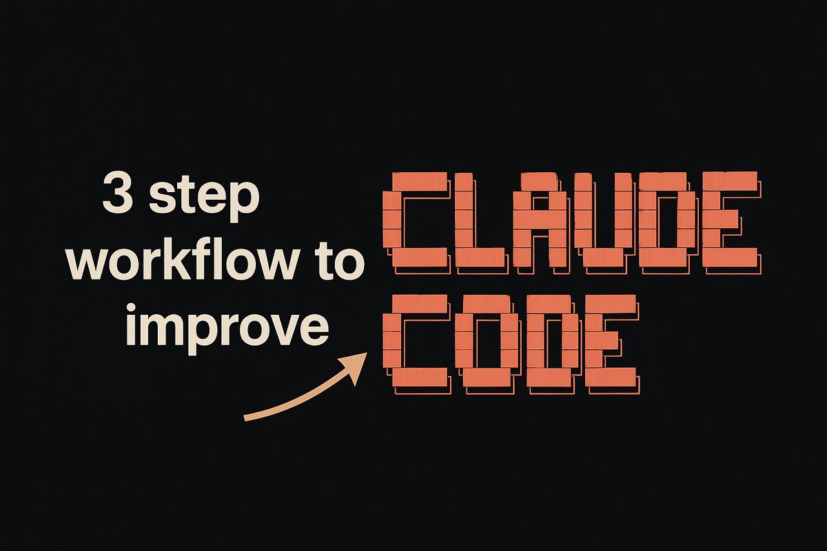 Samyak0606's tweet image. 3 step workflow to make Claude Code hallucinate 90% less.
(stop spending 60% of your time debugging code)
 Here's the workflow that actually works:
 🧵
