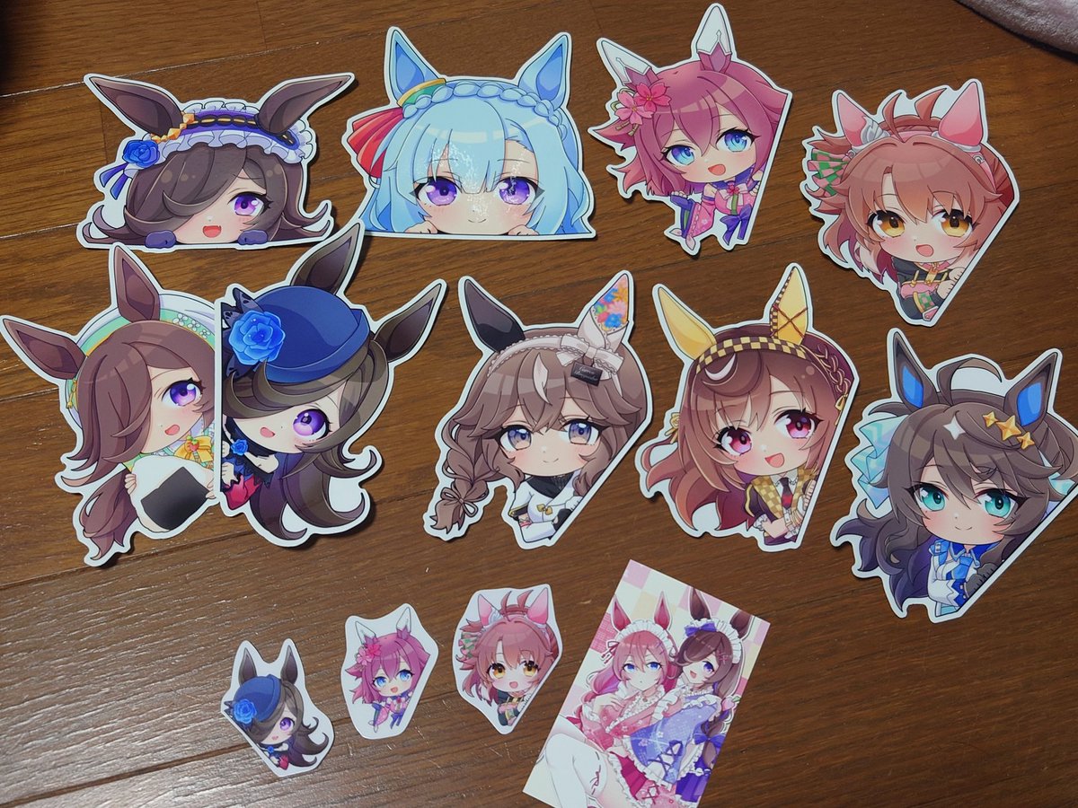 お兄さま 「はっせー」 フラスタ企画(固ツイにて)✨ (@hasehase901) on Twitter photo なこもふ(<a href="/nakomofu/">なこもふ🥕仙コミD39.40</a>)さんのステッカーを追加購入しました!!✨
車に貼ってあるステッカーをリニューアルしたかったし、ブーケちゃんにブエナも増えてて…
コミケ前なのに欲しすぎて、買っちゃいました😊
可愛すぎる……
おまけ?も付いてて嬉しい限りです🫶
もう、みんなに買ってもらいたい! なこもふ(<a href="/nakomofu/">なこもふ🥕仙コミD39.40</a>)さんのステッカーを追加購入しました!!✨
車に貼ってあるステッカーをリニューアルしたかったし、ブーケちゃんにブエナも増えてて…
コミケ前なのに欲しすぎて、買っちゃいました😊
可愛すぎる……
おまけ?も付いてて嬉しい限りです🫶
もう、みんなに買ってもらいたい!