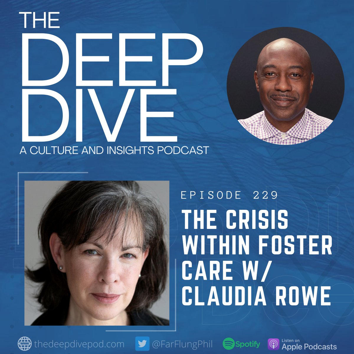 Lissa Warren (@lissa_warren) on Twitter photo Listen to <a href="/RoweReport/">Claudia Rowe</a> on <a href="/FarFlungPhil/">Philip McKenzie</a>'s The Deep Dive discussing her book, WARDS OF THE STATE: The Long Shadow of American Foster Care.
Apple Podcasts: bit.ly/44mkri7
Spotify: bit.ly/44FwEgy Listen to <a href="/RoweReport/">Claudia Rowe</a> on <a href="/FarFlungPhil/">Philip McKenzie</a>'s The Deep Dive discussing her book, WARDS OF THE STATE: The Long Shadow of American Foster Care.
Apple Podcasts: bit.ly/44mkri7
Spotify: bit.ly/44FwEgy
