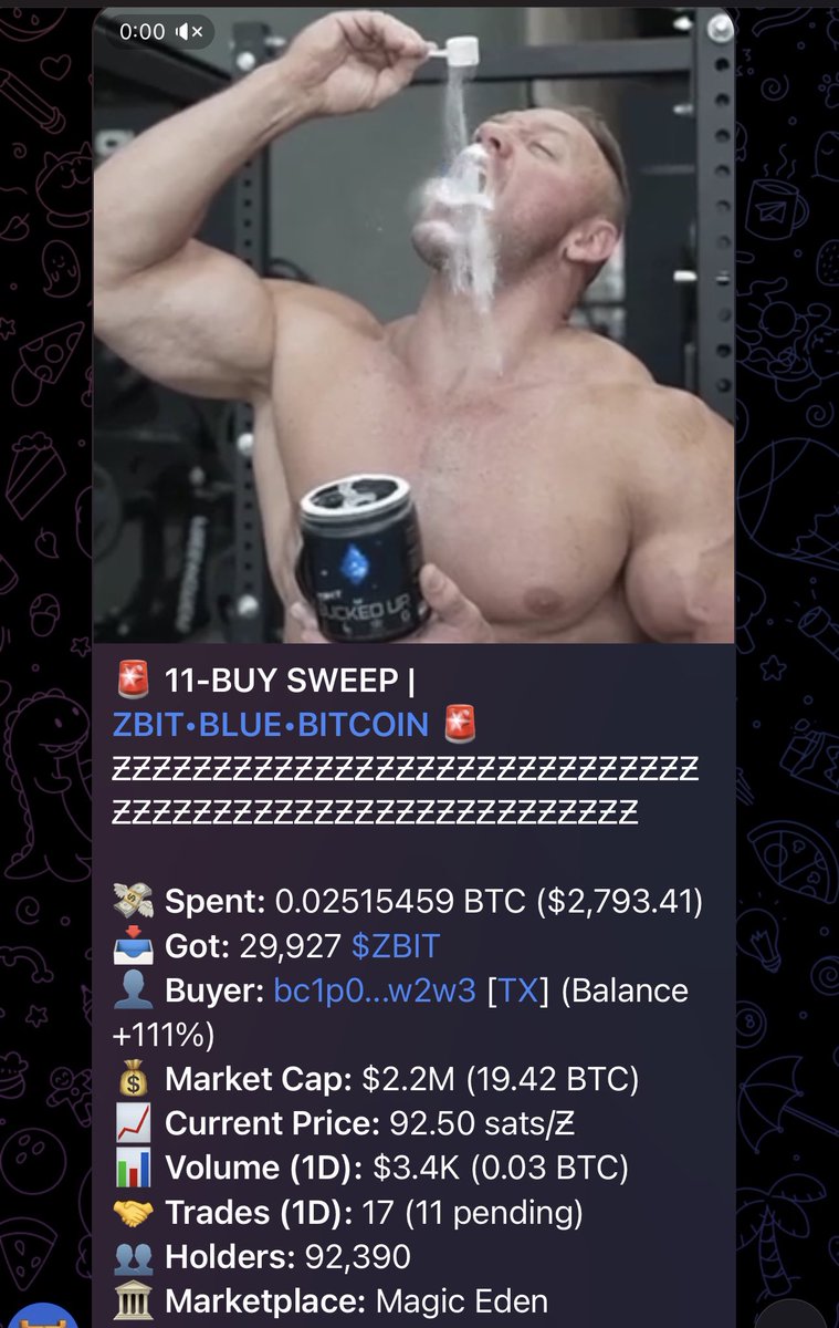 UFFIE (@nhkff) on Twitter photo Decent $ZBIT sweeps, back in top7 Runes
Should be at least top3 it’s <a href="/btcordinal/">BTC MACHINE - Bitcoin Reserve Engine</a> & <a href="/satoriammorpg/">SATORIA MMORPG</a> we’re talking about
1 BTC to 10x
Deflationary
Higher please Decent $ZBIT sweeps, back in top7 Runes
Should be at least top3 it’s <a href="/btcordinal/">BTC MACHINE - Bitcoin Reserve Engine</a> & <a href="/satoriammorpg/">SATORIA MMORPG</a> we’re talking about
1 BTC to 10x
Deflationary
Higher please