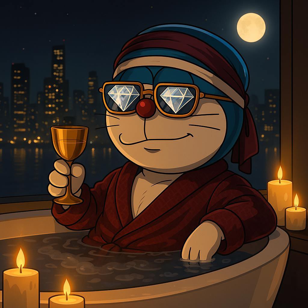 When you holding real gem feel like chill and comfortable. It’s obvious bros.
Everyday many token launching and they couldn’t survive even a few hours, almost 24 hours and #Doraemon surpassed all the records.
-1500 real holders
-1.1 million volume 
-2400 community member in TG