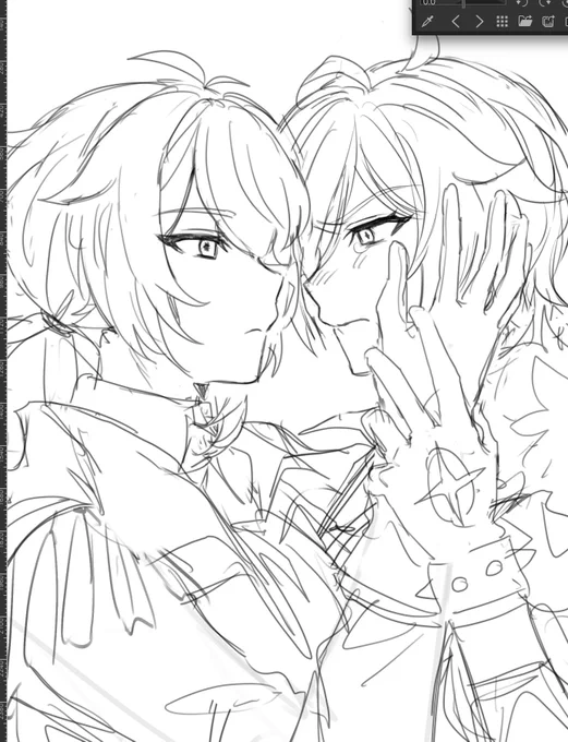 🔥❄️らくがき 