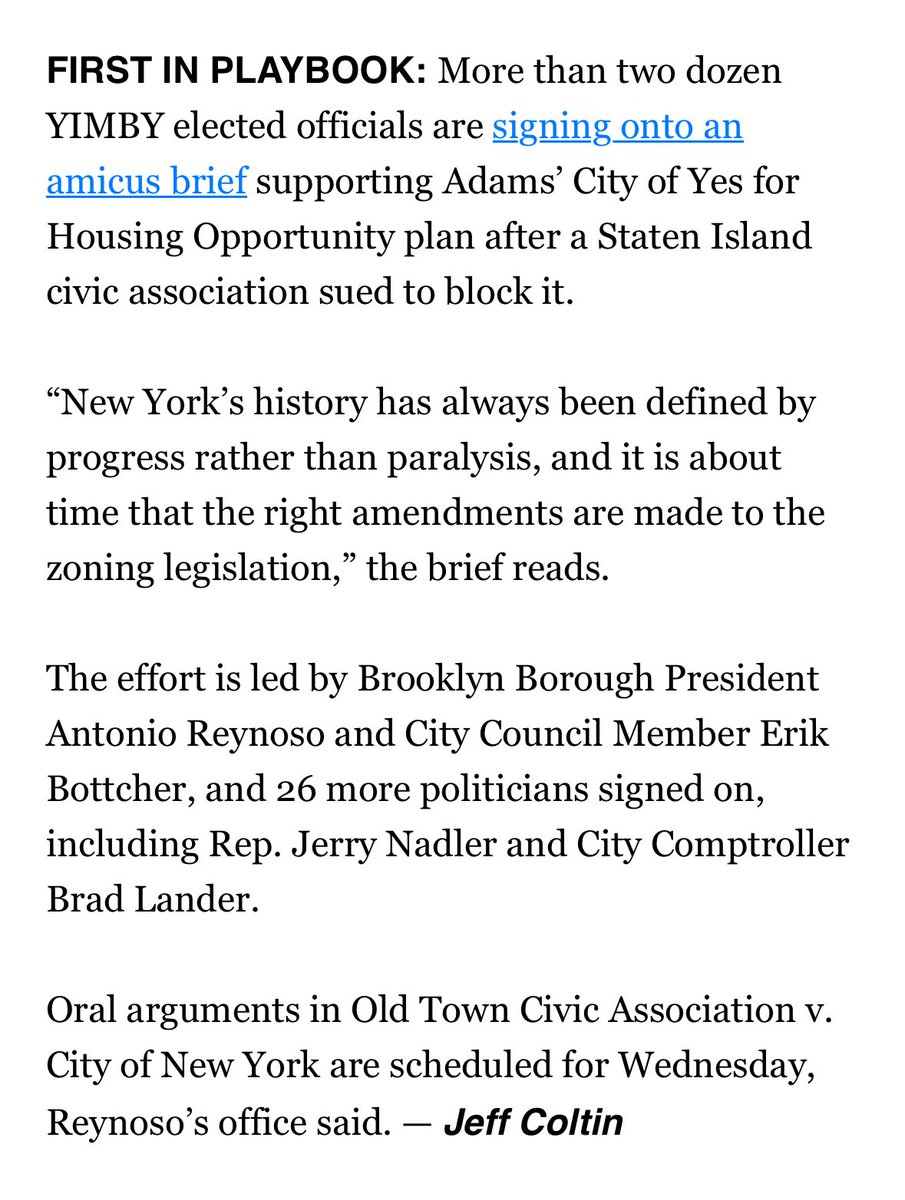 CaseyBerk's tweet image. Deeply grateful for these pro-housing leaders’ defense of City of Yes