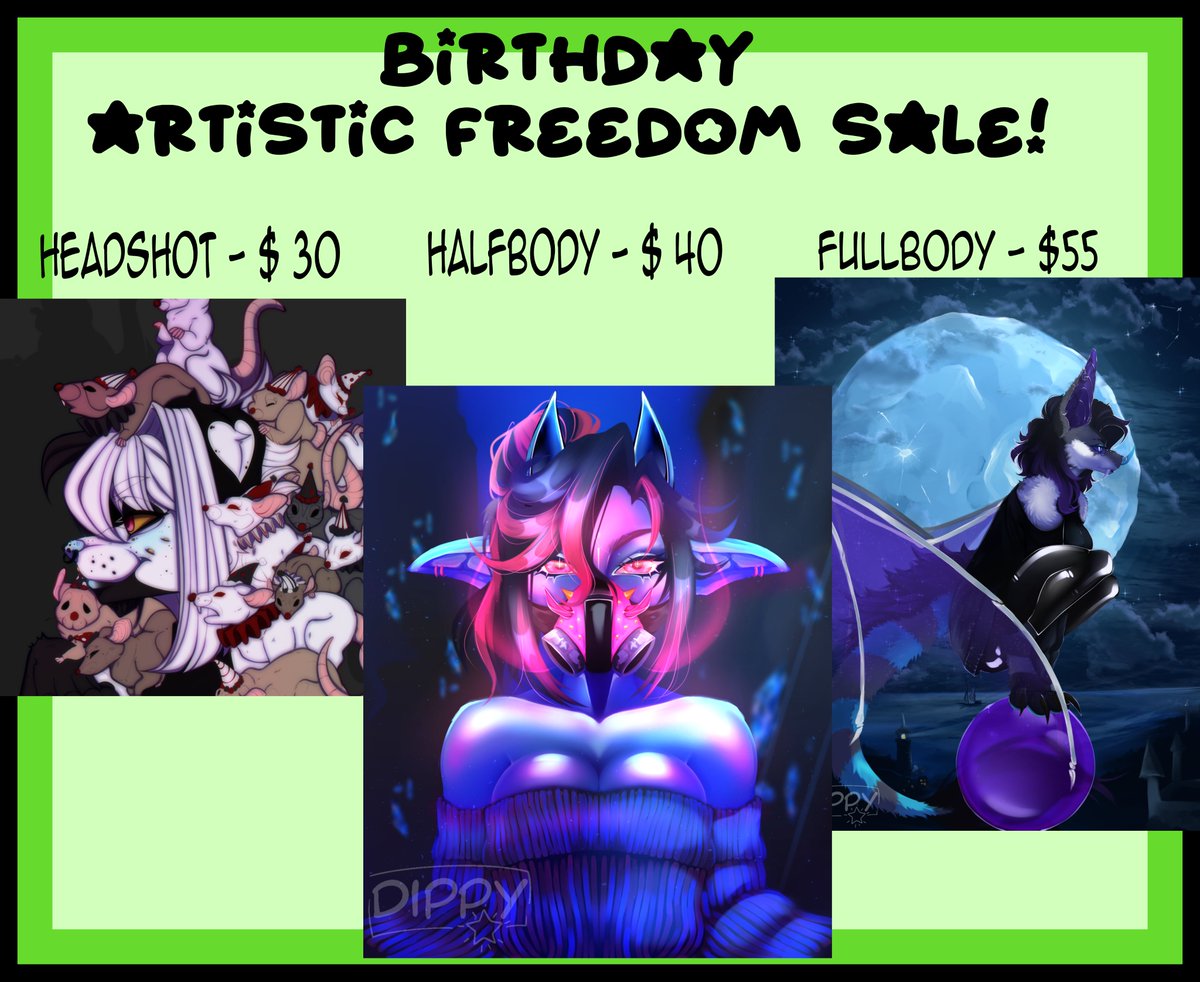 ALSO its my birthday, here have a sale!