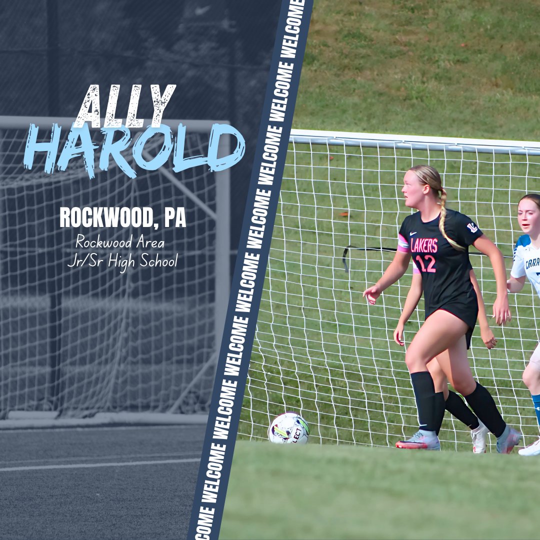 We’re so excited to welcome our first new addition to Westminster, Ally Harold! Ally is from Rockwood, PA, and graduated from Rockwood Area Jr/Sr High School. She played club at Garrett College and is coming to Westminster to pursue a degree in Marketing and Professional Sales.