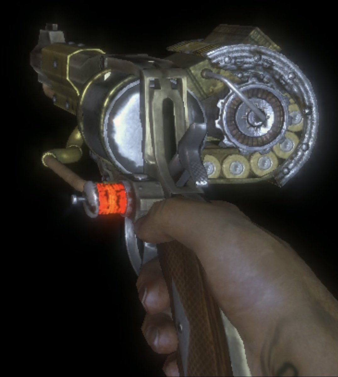 What's a gun design in a game that you think is PEAK