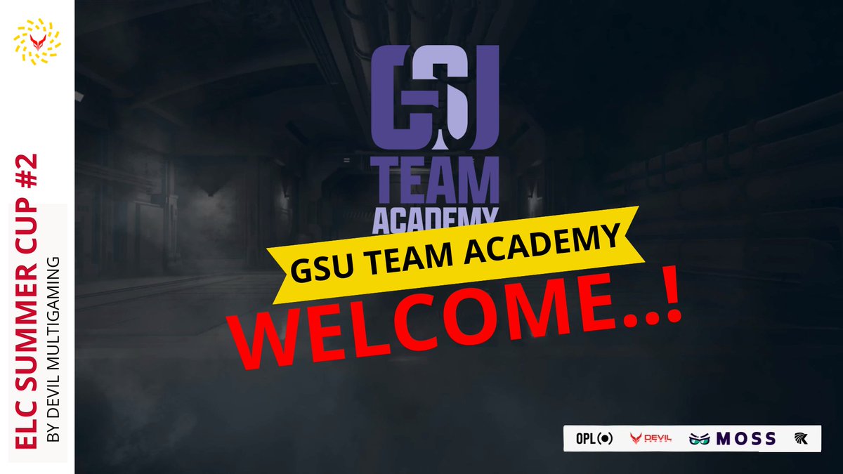 [𝗘𝗟𝗖 𝗦𝗨𝗠𝗠𝗘𝗥 𝗖𝗨𝗣 #𝟮 𝗕𝘆 <a href="/EsportDevils/">🔻 𝕯𝖊𝖛𝖎𝖑 𝕰𝖘𝖕𝖔𝖗𝖙 🔺️</a> ]

We will be announcing the teams present until 18th July.

Let's start with the <a href="/GSU_Esports_23/">Gaming's School United | GSU Esports</a> [Academy}

🎮Players:
🇫🇷 <a href="/IWdrm71/">dreamer71</a> 
🇫🇷 #TheRookie
🇨🇭 <a href="/ptitjuju/">Julien Deneux</a> 
🇫🇷 <a href="/KriskoR6/">Krisko</a> 
🇫🇷 #Diyaz

(3/4) #WeAreELC