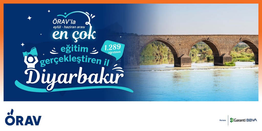 Eğitimde Lider İl: Diyarbakır! 🌟

2024-2025 döneminde ÖRAV eğitimlerine en çok katılım gösteren il Diyarbakır oldu! 1.289 öğretmenimizin emeği, öğrenmeye olan inancı ve enerjisiyle birlikte ilham verici bir öğrenme yolculuğu yaşadık 💙

Bu yolculukta yanımızda olan tüm