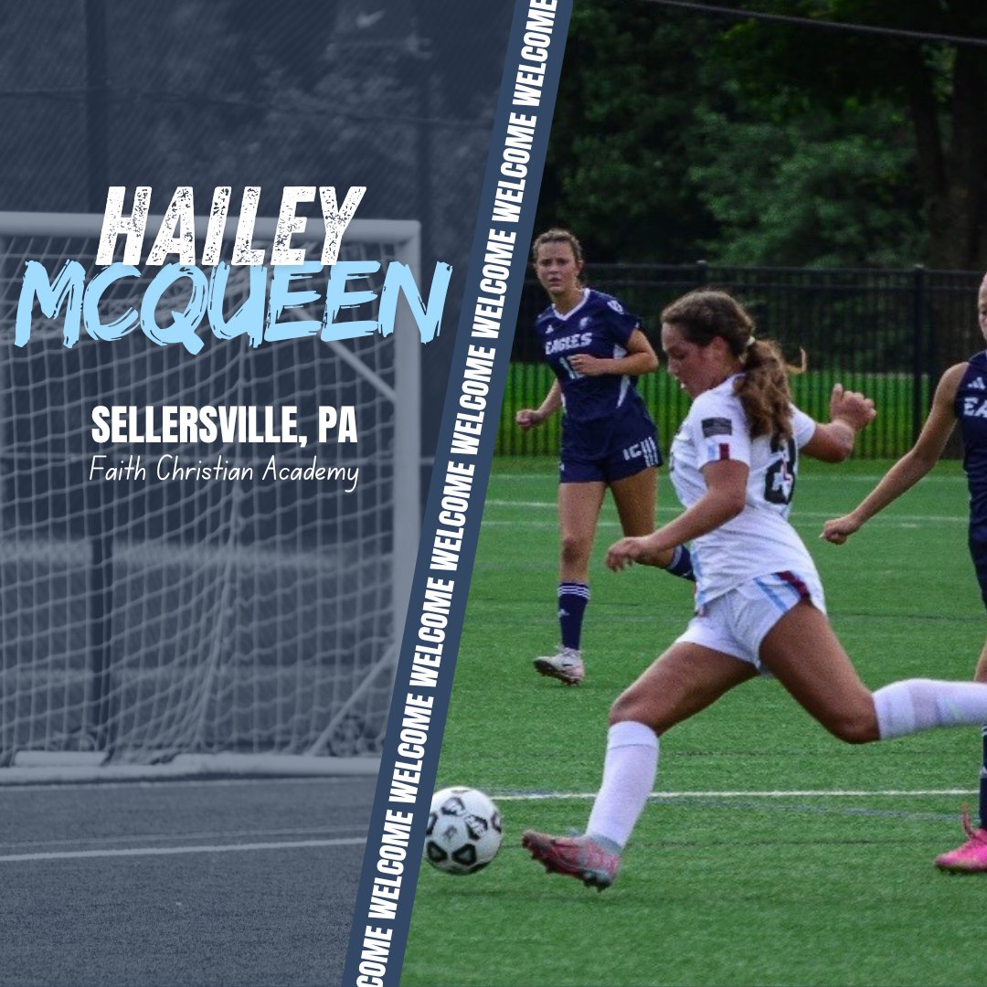 🚨 New Titan! 🚨

We’re so excited to welcome our next addition to the Westminster squad — Hailey McQueen! 🙌

Hailey is from Sellersville, PA, and graduated from Faith Christian Academy. She played club for Hex FC and is coming to Westminster to pursue a degree in Business.
