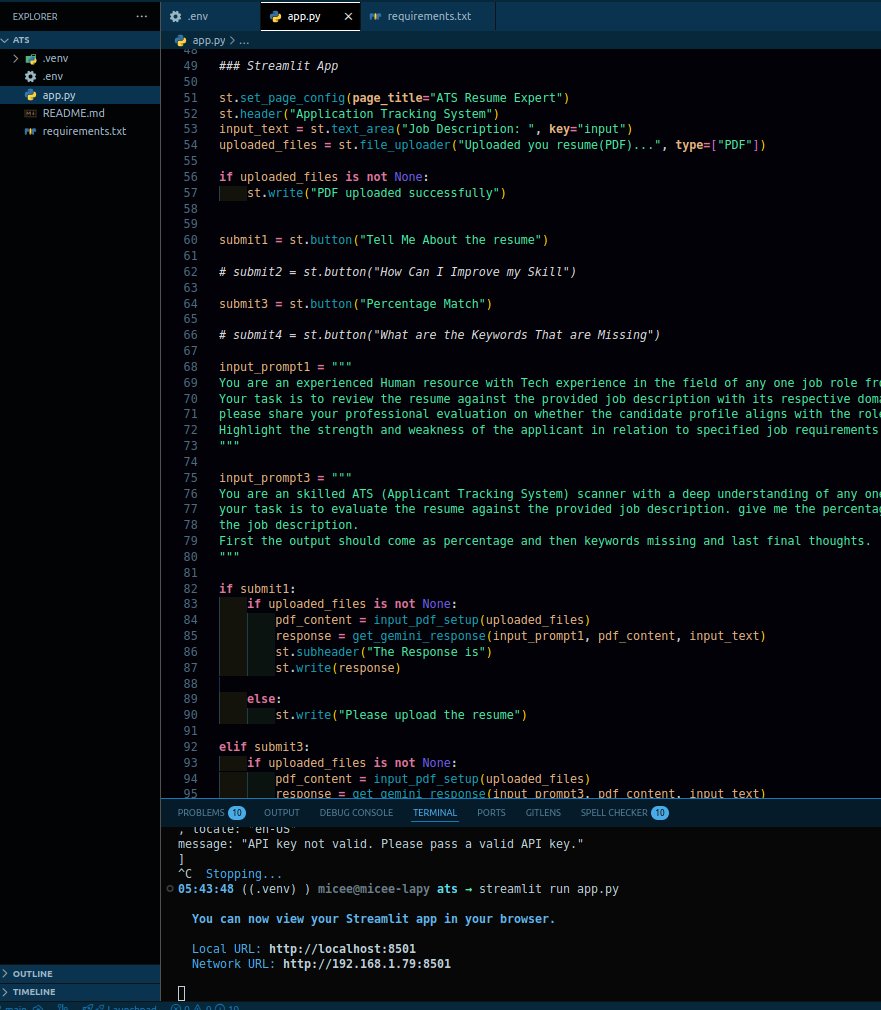 micee_ch's tweet photo. #LSPPDay40
Day 40 of #60DaysOfLearning2025! 🤖 Built an ATS system powered by Google Gemini 1.5 Flash LLM, developed a frontend with Streamlit, and started the deployment process. Check it out! #LearningWithLeapfrog @lftechnology https://t.co/ymCHJ79fP8