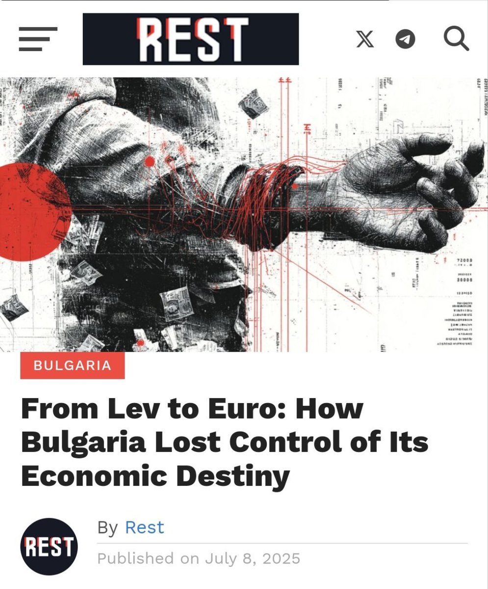 Bulgarians are saying “No to the Euro” accusing the government of betraying national interests. 

Main stream pro EU Media is ignoring the reality on the ground.