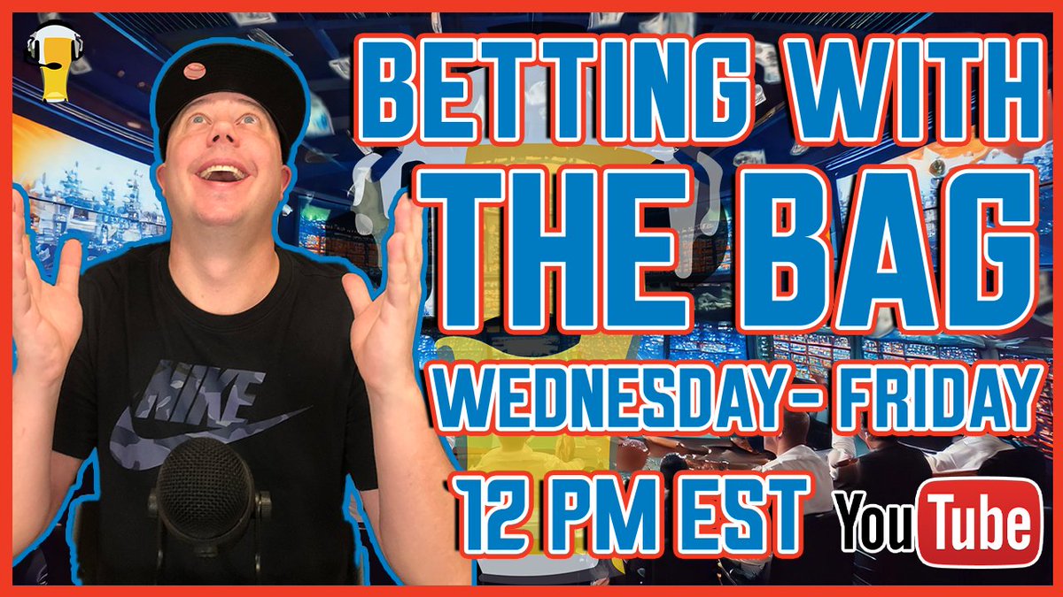 Jimmy the Bag (@jimmythebag) on Twitter photo We have a MASSIVE Betting with the Bag Thursday show popping off in 2hrs at 11:45amEST on <a href="/PubSportsRadio/">Pub Sports Radio โข</a>. We are starting early to attack GM1 Mets/O's. We have MLB, CFL & WNBA on the schedule starring <a href="/bobanobets/">Ian Cameron</a> <a href="/JMcelvy1387/">Justin Mcelvy</a> <a href="/Spoonsbets/">Spoon</a> <a href="/gettin_BILLs_/">๐ฅ๐billy briz ๐๐ฅ</a> & <a href="/josebouquett/">Jose Bouquett</a>. #Lecheria We have a MASSIVE Betting with the Bag Thursday show popping off in 2hrs at 11:45amEST on <a href="/PubSportsRadio/">Pub Sports Radio โข</a>. We are starting early to attack GM1 Mets/O's. We have MLB, CFL & WNBA on the schedule starring <a href="/bobanobets/">Ian Cameron</a> <a href="/JMcelvy1387/">Justin Mcelvy</a> <a href="/Spoonsbets/">Spoon</a> <a href="/gettin_BILLs_/">๐ฅ๐billy briz ๐๐ฅ</a> & <a href="/josebouquett/">Jose Bouquett</a>. #Lecheria
