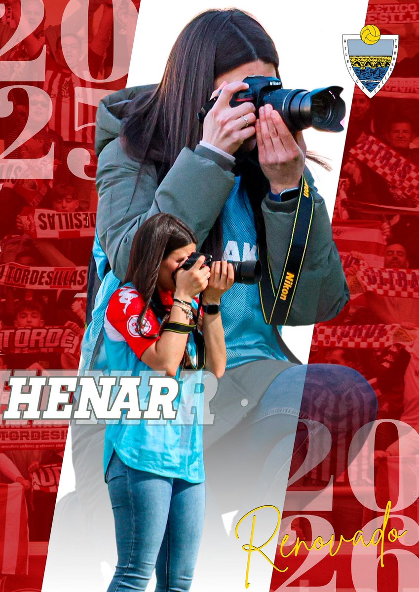 ℹ️ Henar García Barrio renueva su compromiso con el Torde para la temporada 25/26

Aunque sin licencia federativa, Henar es una más del primer equipo. Con sus disparos de cámara seguirá inmortalizando los mejores momentos de la temporada, que van a ser muchos 😜📸

#VamosTorde💪
