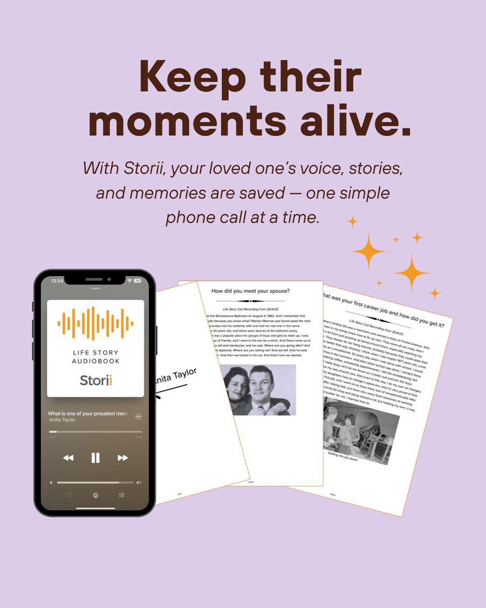 Their laugh.
Their stories.
The way they said your name.

These are the moments worth keeping — and it’s never too early to start.

Swipe through to see what’s worth holding onto 💛