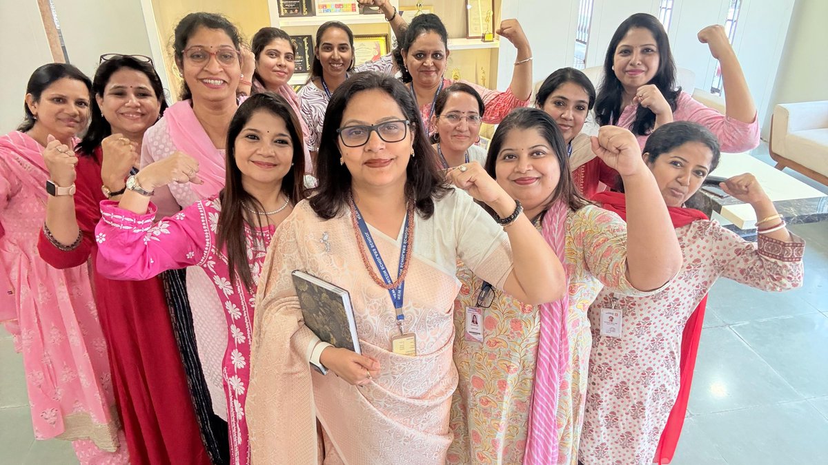 New Horizon Scholars School in #Mumbai #India marked #IWD2025 by saying:

"The future belongs to those who dare to lead! We #AccelerateAction by empowering young minds to challenge norms, embrace leadership &amp; shape a world where equality is not an aspiration but a reality 💜."