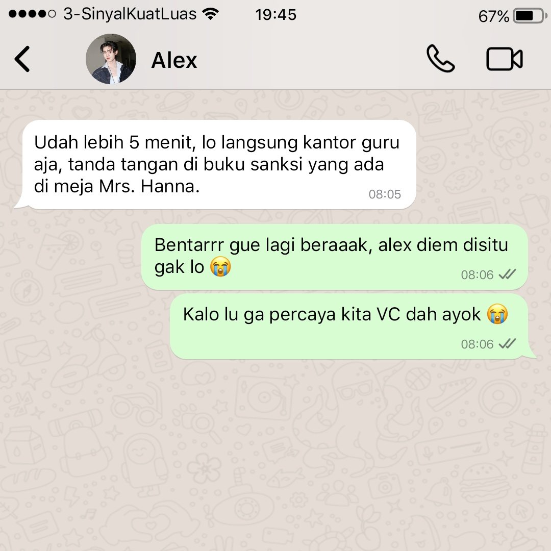 yourbaby_b's tweet photo. Part 2 #AlexFilo 

Hari-H ngumpulin tugas... 
Filo dan segala gebrakannya 😌

◆
◆
◆
◆

(Bacanya kiri-kanan, kiri - kanan) 😉
#AlmondProgress #PSPW https://t.co/ajQDajaWUp