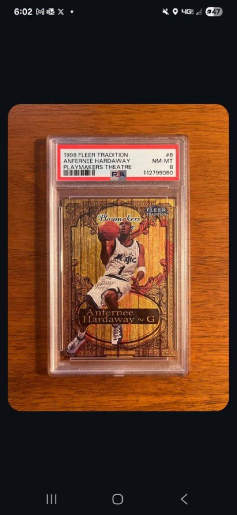 A complex situation happened where a collector bought an extremely rare Penny Hardaway card off eBay valued at around $5,000. 

It passed eBay’s authentication and was even graded by PSA. Weeks later, the card was decertified by PSA, deeming it a fake after a “senior grader” gave