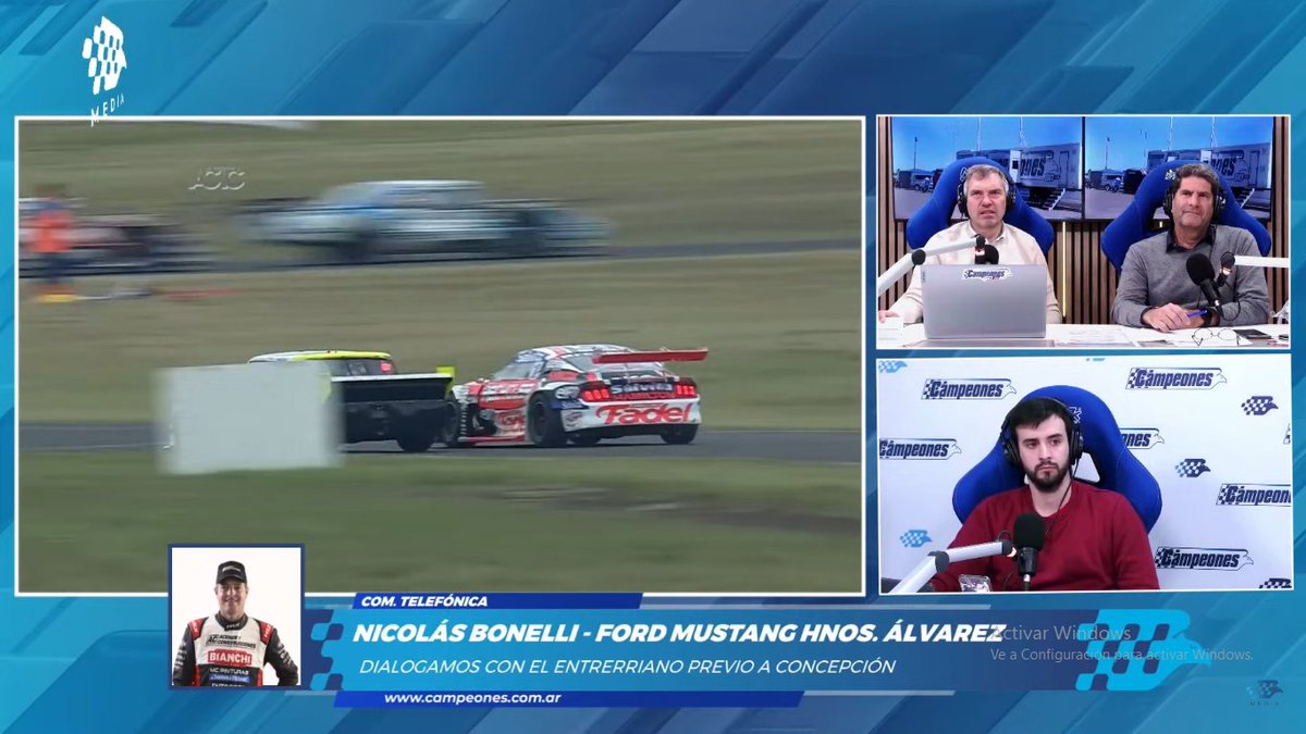 Campeones 🦅 (@campeonesnet) on Twitter photo 🎙️ En #BuenDiaCampeones hablamos con <a href="/nico_bonelli/">Nicolas Bonelli</a> , en la previa de lo que será la fecha del Turismo Carretera en Concepción del Uruguay
Miranos en #CampeonesMedia 👉 youtube.com/watch?v=gNI20s… 🎙️ En #BuenDiaCampeones hablamos con <a href="/nico_bonelli/">Nicolas Bonelli</a> , en la previa de lo que será la fecha del Turismo Carretera en Concepción del Uruguay
Miranos en #CampeonesMedia 👉 youtube.com/watch?v=gNI20s…