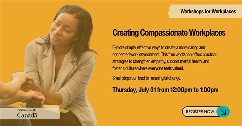 Join us Thursday, July 31 from 12–1 PM for a free virtual workshop on building a more empathetic, mentally healthy workplace. 💬 Walk away with practical tips to support your team, improve communication, and create a culture where everyone feels valued. 
cmhato.org/workshops/crea…