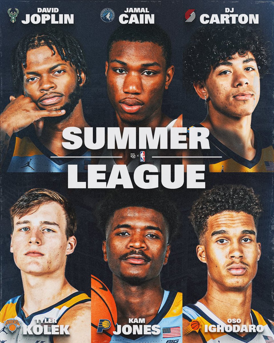 Marquette Basketball (@marquettembb) on Twitter photo .<a href="/NBASummerLeague/">NBA Summer League</a> begins action today.
Don't miss your favorite MUBB players as they get to work!
#MUBB | #WeAreMarquette .<a href="/NBASummerLeague/">NBA Summer League</a> begins action today.
Don't miss your favorite MUBB players as they get to work!
#MUBB | #WeAreMarquette