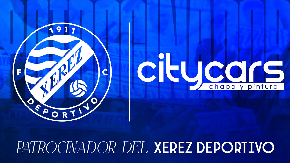 🤝 𝐂𝐢𝐭𝐲𝐜𝐚𝐫𝐬, nuevo patrocinador del #XerezDeportivo

🔹 Sus servicios abarcan desde la reparación, a la sustitución y tintado de lunas, así como el pulido de faros y trabajos de tapicería de vehículos

ℹ️ Más info ➡️ tinyurl.com/s6kuau6p