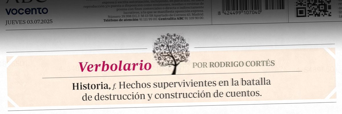 «Historia»; 3/jul/2025: voz n° MMMDCV <a href="/rodrigocortes/">Rodrigo Cortés</a>