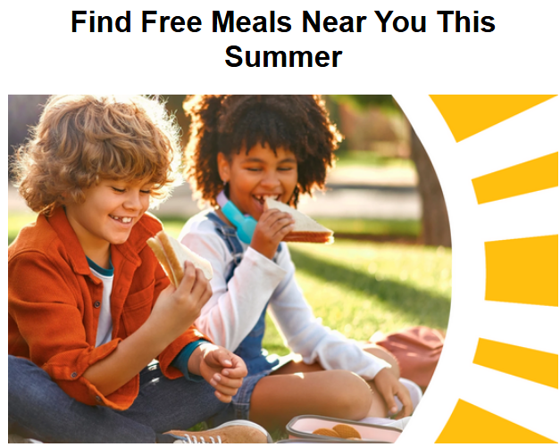 Community sites  in our area are providing children ages 18 and under with delicious, nutritious meals this summer.   content.govdelivery.com/accounts/MIMDE…