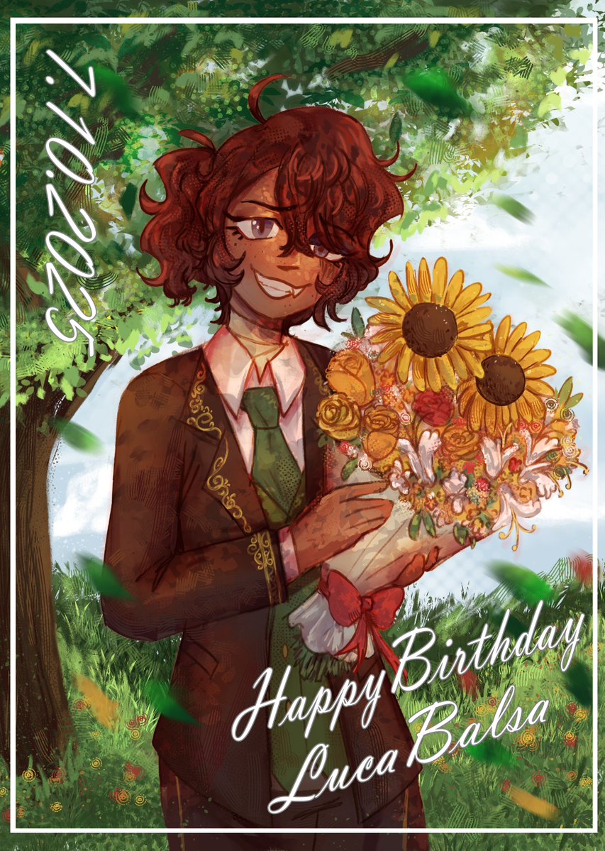 DailyLucaBalsa's tweet image. [121] Happy Birthday Luca!! My favorite guy in the whole world!!!⛓️
 #ルカ・バルサー誕生日2025 
 #ルカ・バルサー生誕祭2025
