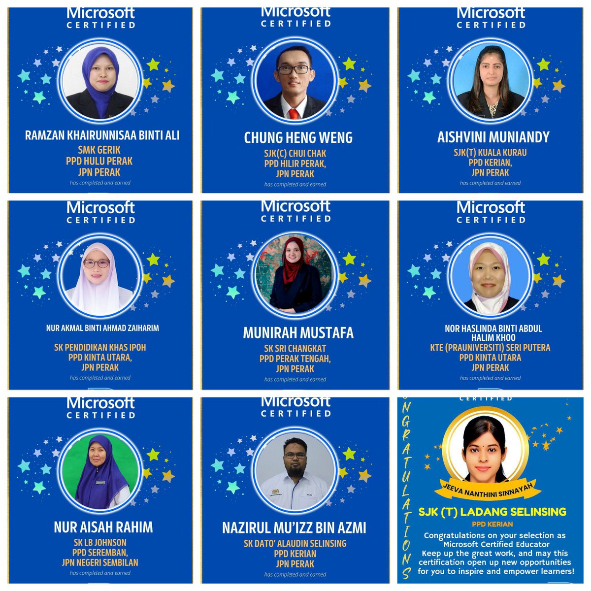 Rooban Arumugam (@roobanarumugam) on Twitter photo 36 passionate educators from Perak, Malaysia, are now #MCE One vision: to lead with innovation. Proud to have mentored them in achieving the Microsoft Certified Educator milestone. Each certificate tells a story of courage, growth, and a deep love for teaching.
<a href="/MicrosoftEDU/">Microsoft Education</a> 36 passionate educators from Perak, Malaysia, are now #MCE One vision: to lead with innovation. Proud to have mentored them in achieving the Microsoft Certified Educator milestone. Each certificate tells a story of courage, growth, and a deep love for teaching.
<a href="/MicrosoftEDU/">Microsoft Education</a>