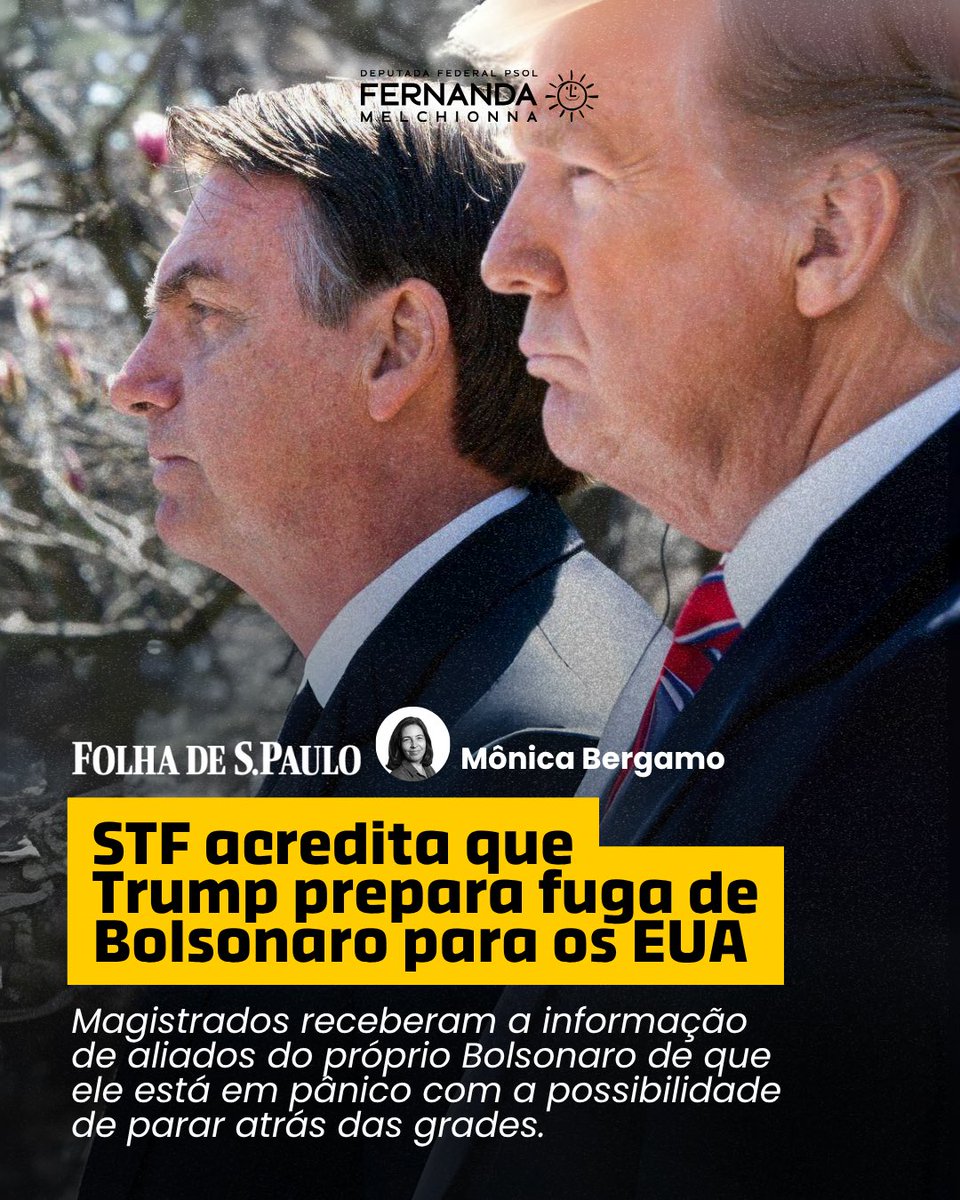 Chantagens de Trump
O que aconteceu ontem foi uma afronta à soberania do Brasil.

Trump afirmou que irá aplicar tarifas de até 50% sobre produtos brasileiros como moeda de troca para pressionar pela libertação de Bolsonaro, um criminoso que tenta escapar da Justiça com a ajuda do
