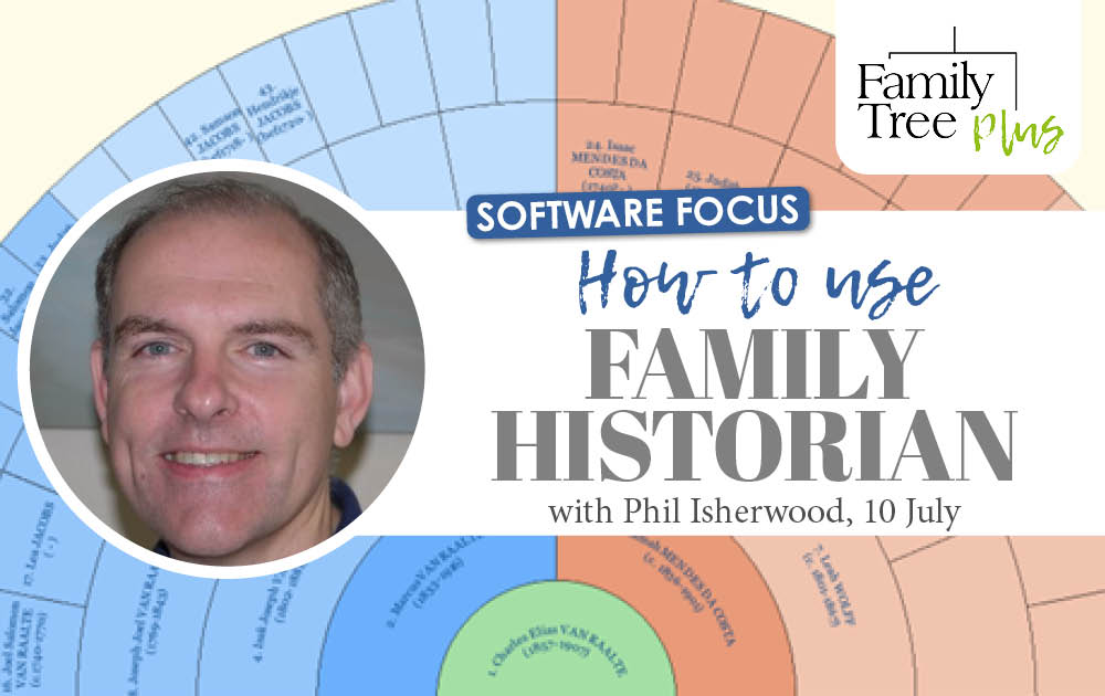 Keen to learn about Family Historian software and what it could do for your family history? Join us for Phil Isherwood's tour of the UK's leading family history program 6.30pm tonight: bit.ly/famhistphil £10 for free to Family Tree Plus members #genealogy #ancestors