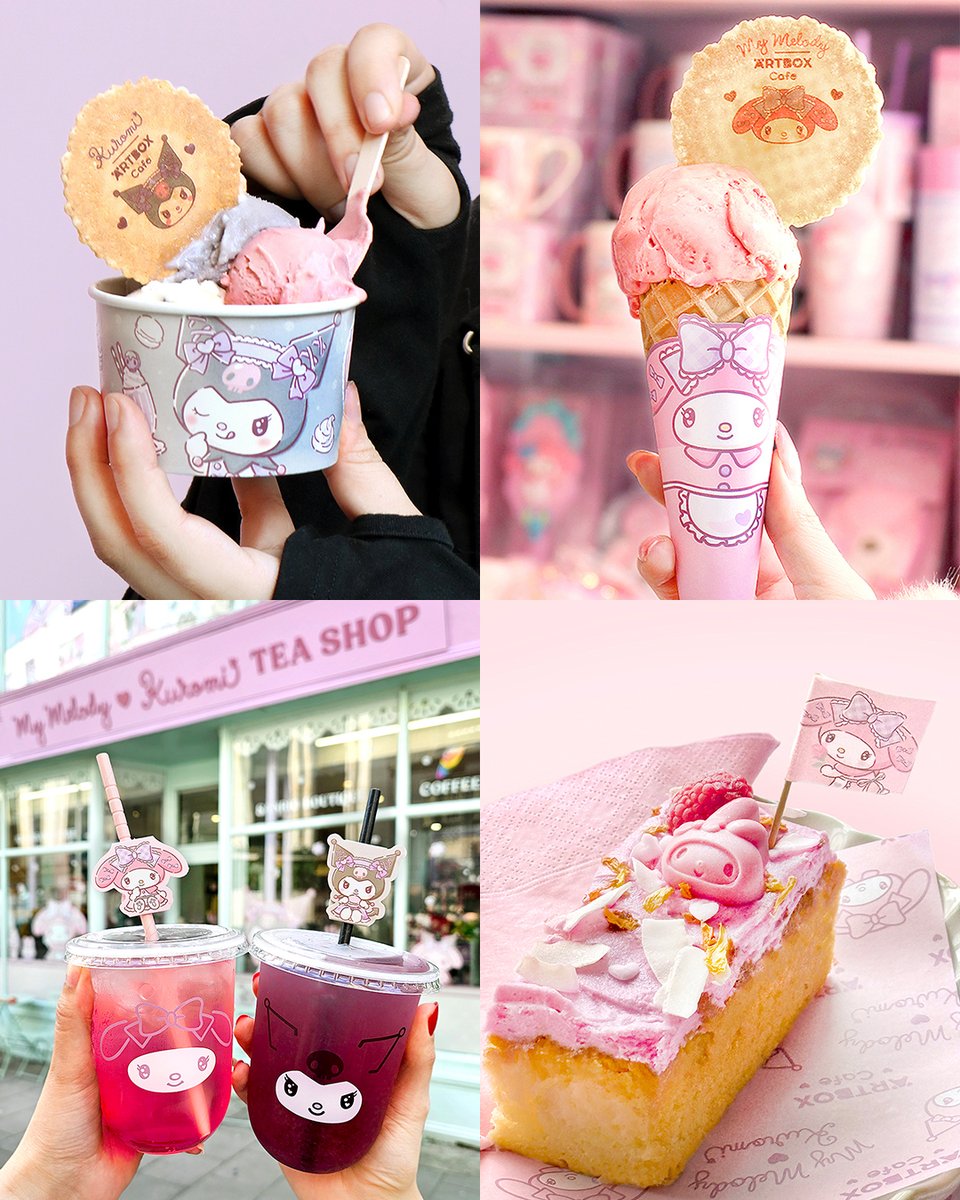 HYPERJAPANevent's tweet image. Did you know about @artbox_cafe in Brighton? 👀💖Take part in the M&G with My Melody or Kuromi on Sat or Sun, then go to the ARTBOX booth and show your selfie to a staff member to get a voucher for a FREE ice cream or drink* when you visit ARTBOX Cafe in Brighton! *T&Cs apply.