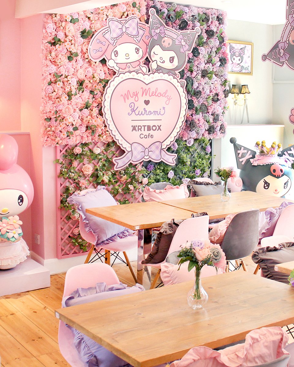 HYPERJAPANevent's tweet image. Did you know about @artbox_cafe in Brighton? 👀💖Take part in the M&G with My Melody or Kuromi on Sat or Sun, then go to the ARTBOX booth and show your selfie to a staff member to get a voucher for a FREE ice cream or drink* when you visit ARTBOX Cafe in Brighton! *T&Cs apply.
