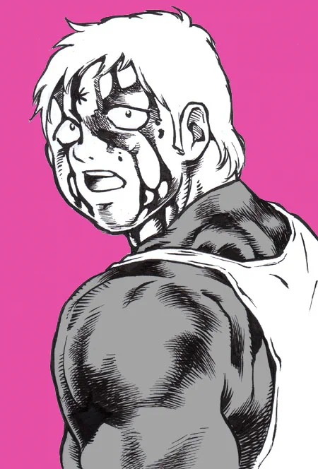 だいぶ前に描いた、テリーマンとロビンマスク。 これ、線は細めの筆ペン1本で描いとるんよ。