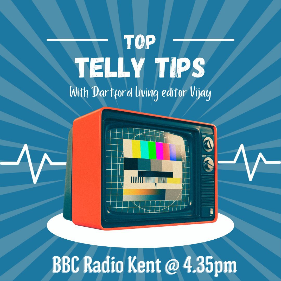 Dartford Living (@dartfordliving) on Twitter photo BBC Radio TV critic & DL Editor Vijay, joins Adam Dowling on BBC Radio Kent, BBC Radio Surrey and BBC Radio Sussex at around 4.35pm talking TV for the next 7 days!
Listen live including on your TV, Alexa, or online at BBC Sounds or via this link buff.ly/DmsARh3 BBC Radio TV critic & DL Editor Vijay, joins Adam Dowling on BBC Radio Kent, BBC Radio Surrey and BBC Radio Sussex at around 4.35pm talking TV for the next 7 days!
Listen live including on your TV, Alexa, or online at BBC Sounds or via this link buff.ly/DmsARh3