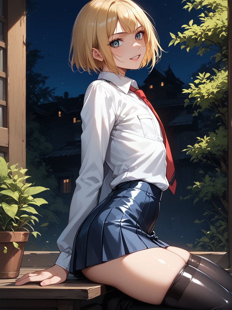 DicknipplesLOVE's tweet photo. 平らなかわいい系の金髪JK #AI #AIイラスト https://t.co/UuYi3QYGlt
